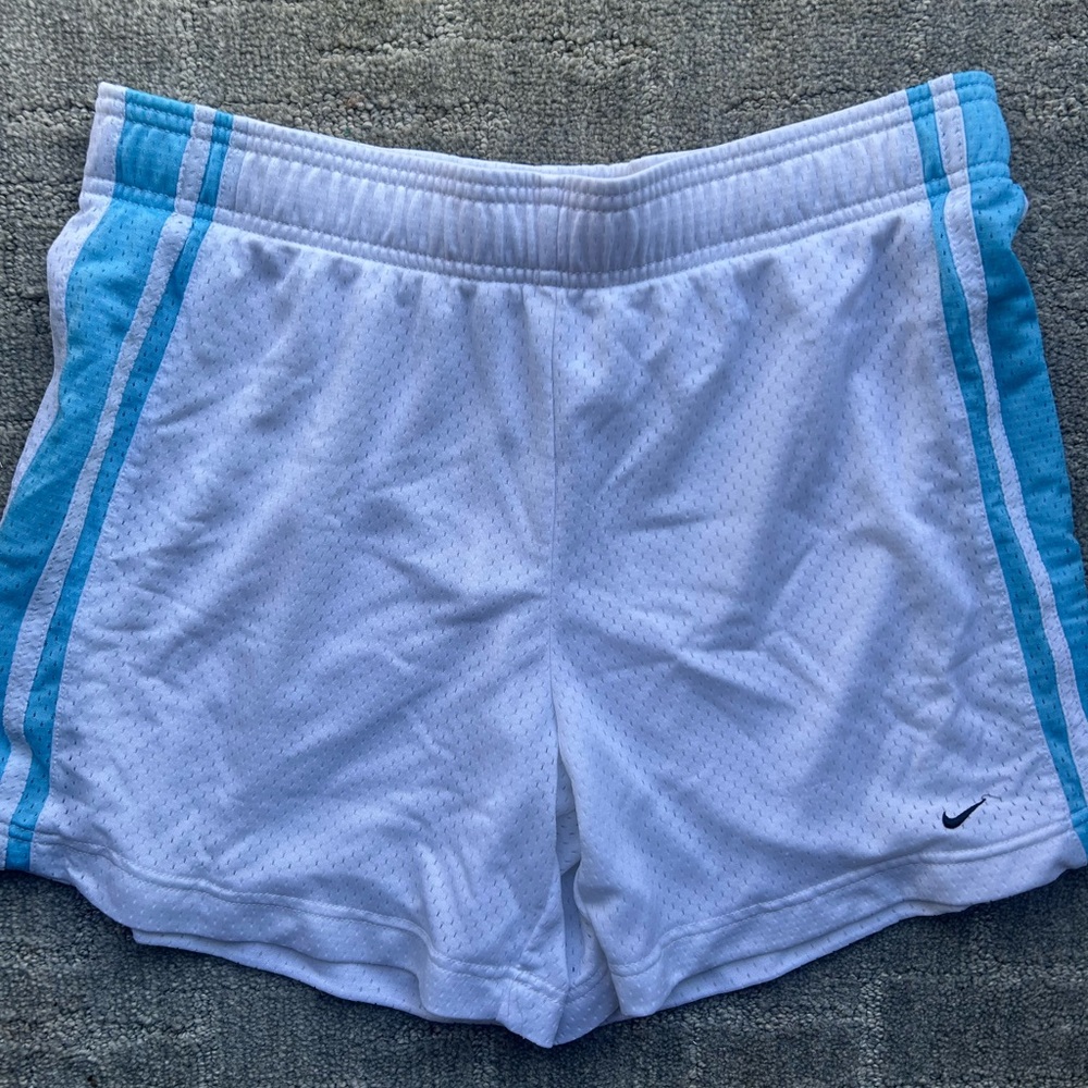 Nike Shorts With Blue Stripes